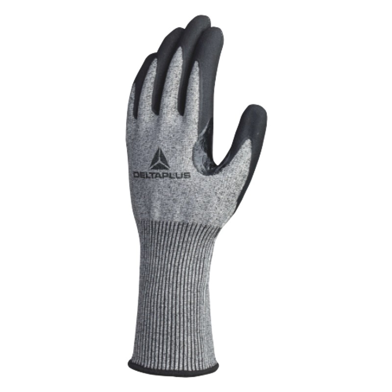Delta Plus VENICUTD03 Grey Cut-Resistant Industrial Oil Grip Gloves